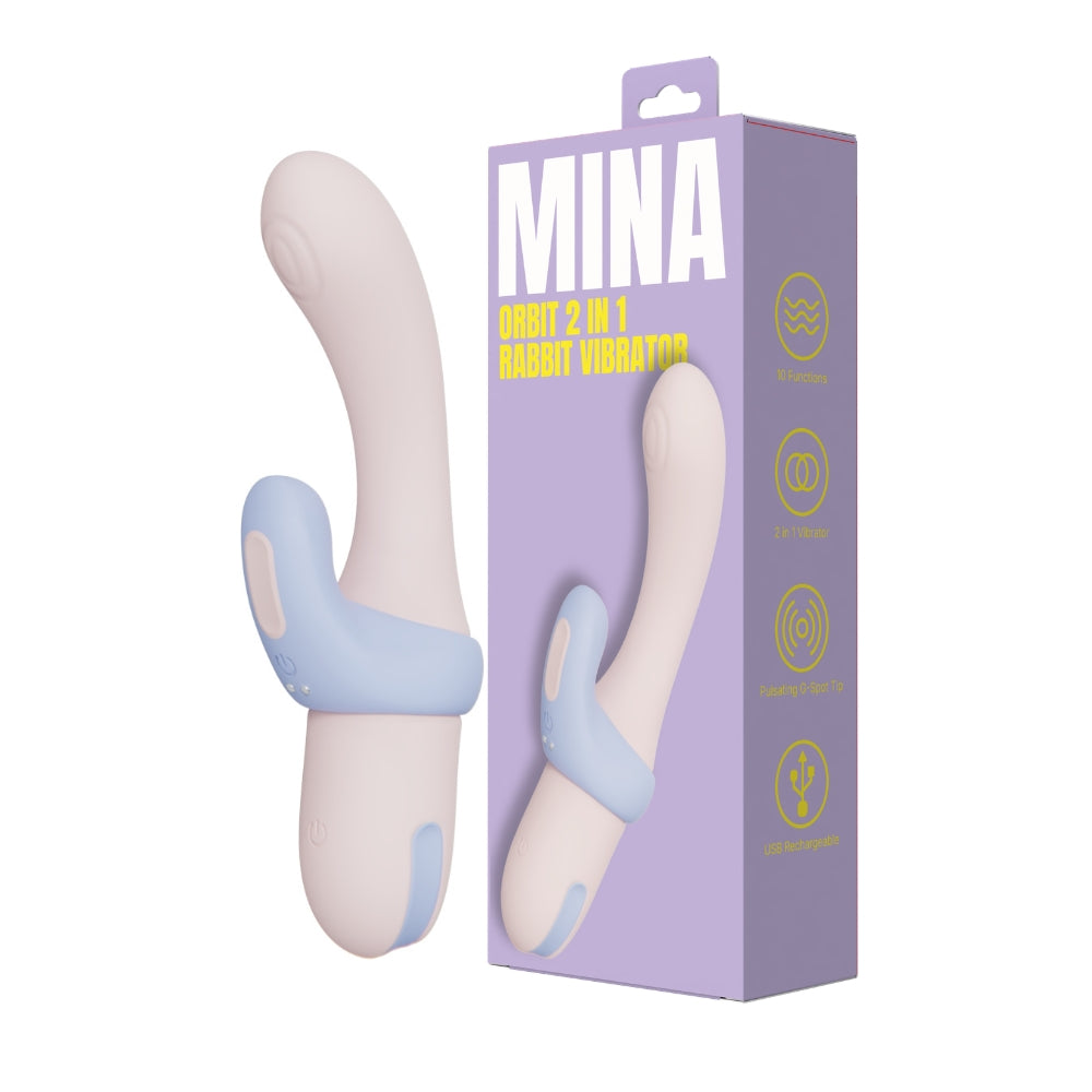 Orbit 2 in 1 Rabbit Vibrator by Mina